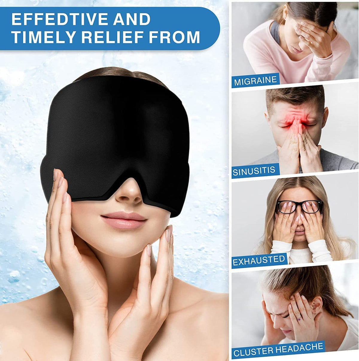 Hot &amp; Cold Relief Cap | قبعة العلاج الساخن والبارد